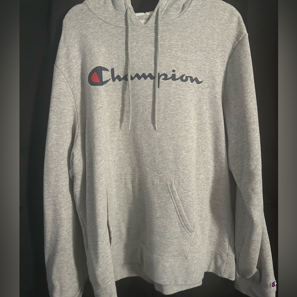 Champion Heather Gray Athletic Hoodie